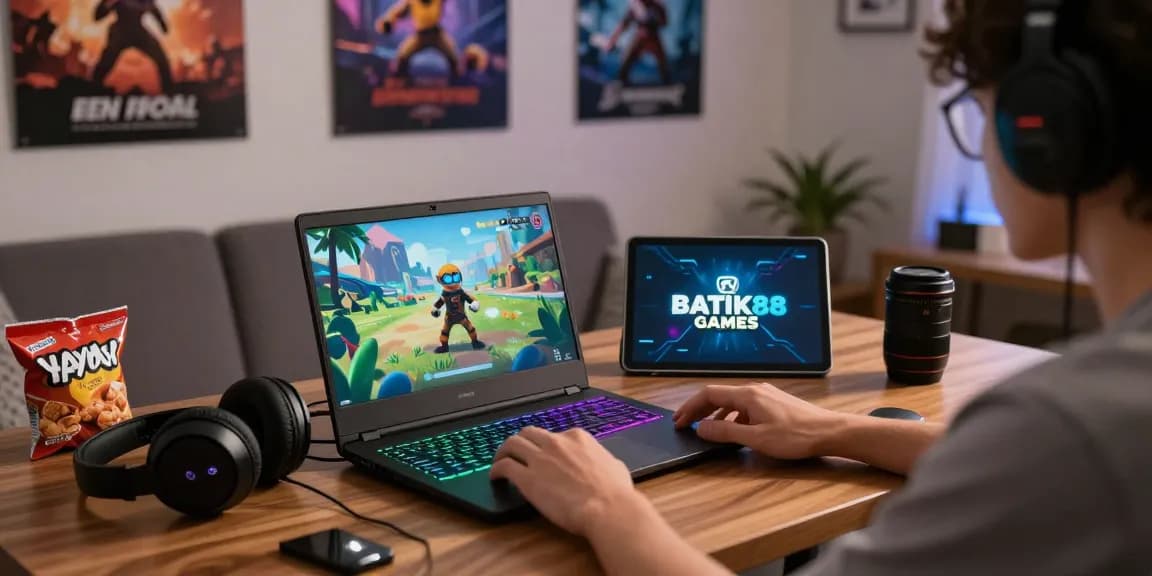 Pengalaman bermain BATIK88 GAMES di perangkat berbeda dengan suasana nyaman di ruang tamu.