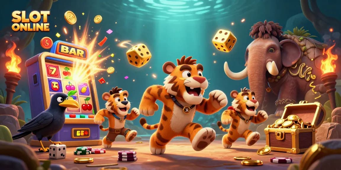 Menangkan SLOT ONLINE dengan petualangan seru di kasino prasejarah.