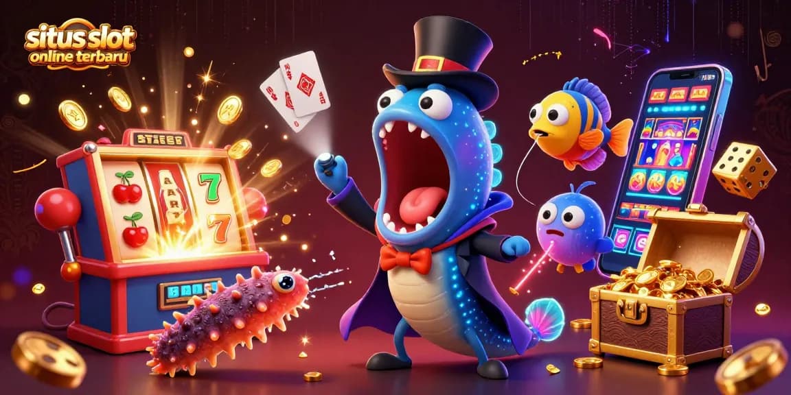 Experience the excitement of situs slot online terbaru with vibrant 3D characters showcasing thrilling jackpot action.
