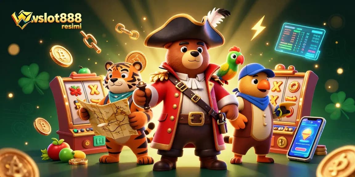 Slot permainan dengan simbol jackpot pada wslot888 resmi, menjanjikan kemenangan nyata untuk pemain.