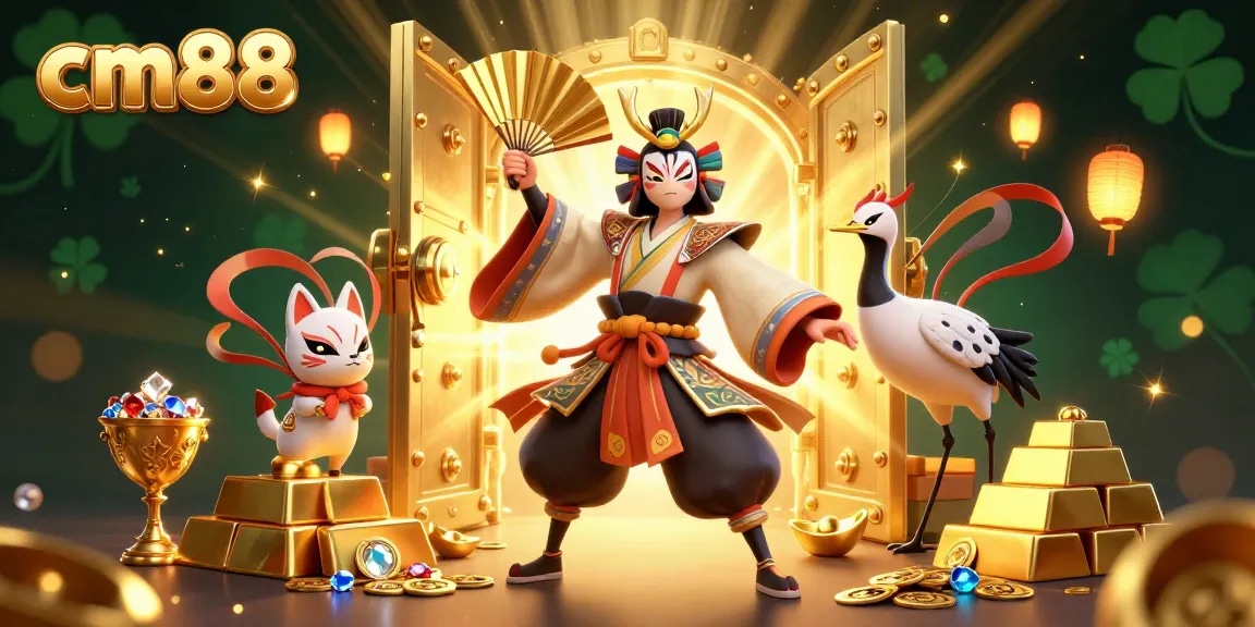Experience the action at cm88 with vibrant characters and riches in a thrilling casino setting.