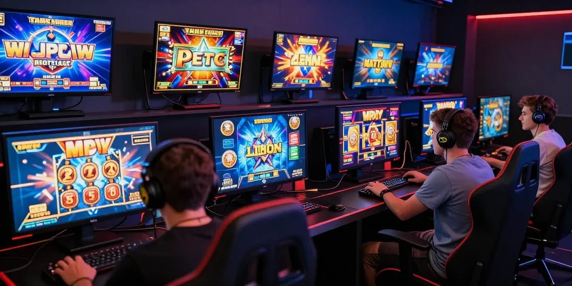 Pengalaman bermain tanganemas dengan slot modern dan aksesori gaming.