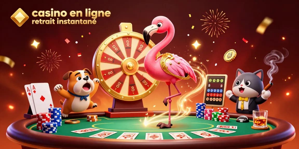 Vivez des retraits instantanés au casino en ligne retrait instantané avec une célébration excitante de jeu télévisé.