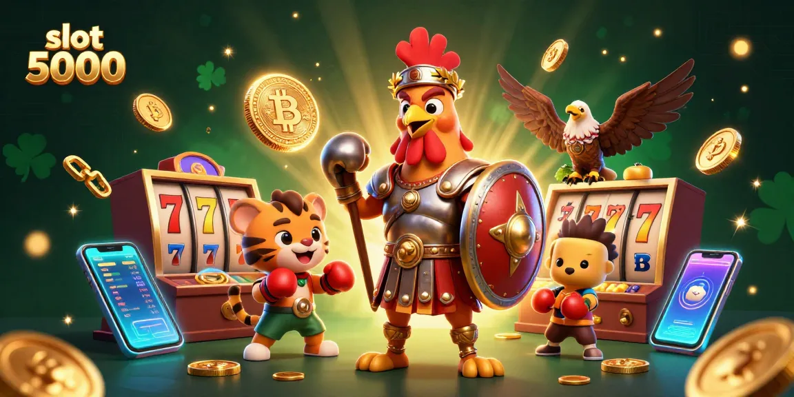 Slot 5000 menawarkan kombinasi menarik antara karakter ceria dan elemen perjudian, menciptakan suasana kasino yang penuh warna.
