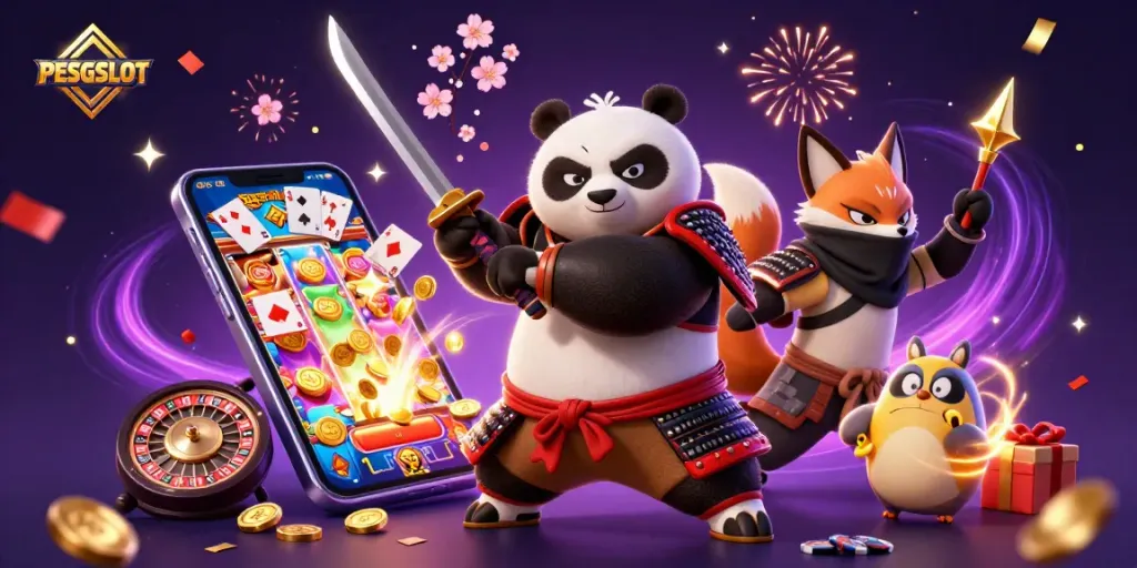PESGSLOT menawarkan momen menang dengan panda samurai, rubah ninja, dan tanuki spirit dalam permainan slot yang menggembirakan.