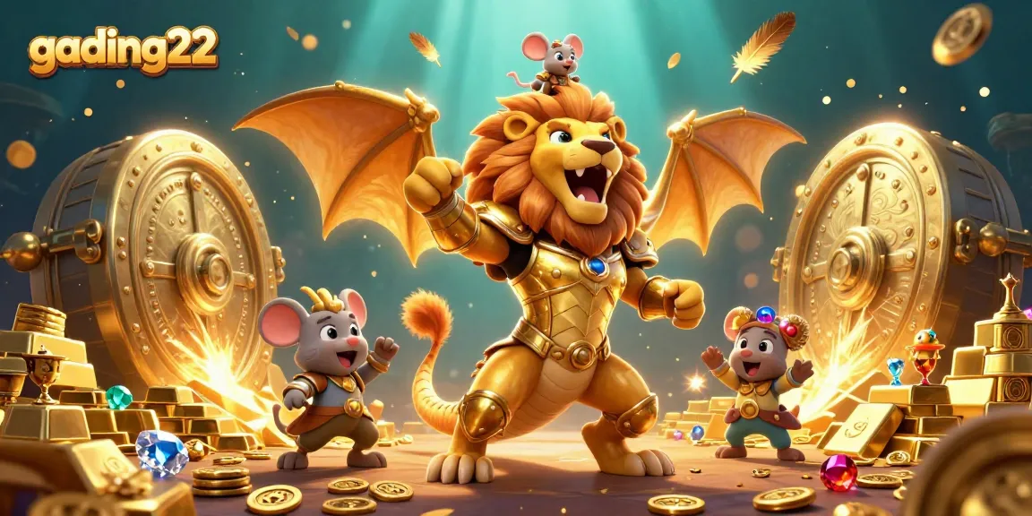 Spin and win at gading22 with a dynamic 3D casino scene showcasing fortune and adventure.