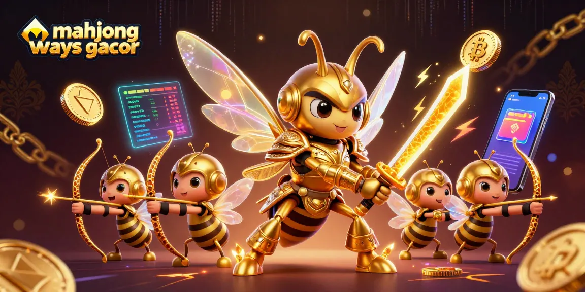 Play mahjong ways gacor and win with prismatic themed slots featuring golden hornets.