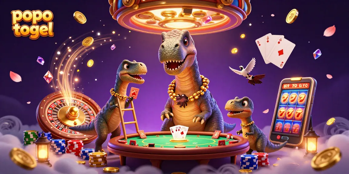 Win big with popo togel as tropical cartoon characters bring luck and fun to your gaming experience.