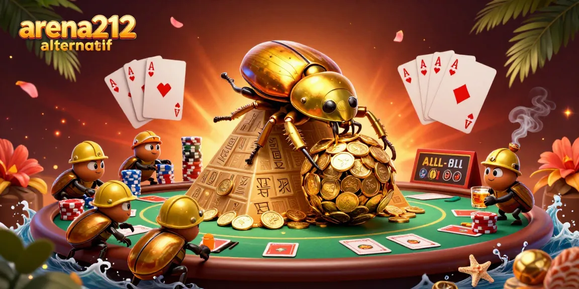 Jelajahi arena212 alternatif dan nikmati permainan slot dengan karakter unik mengumpulkan koin emas.
