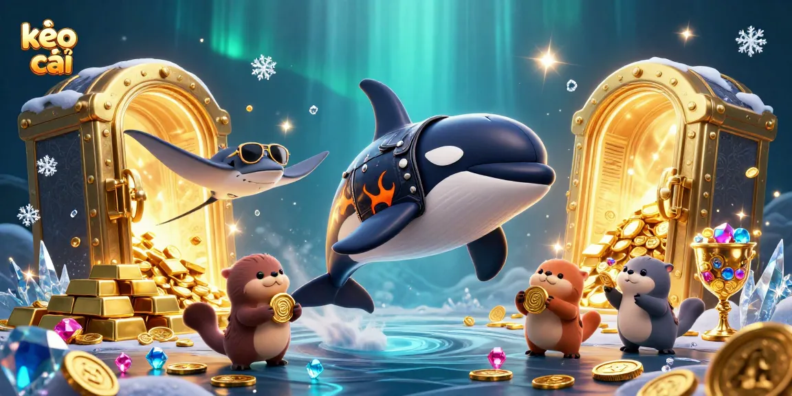 Engage with kèo nhà cái's vibrant underwater casino scene featuring dynamic characters and ocean treasures.