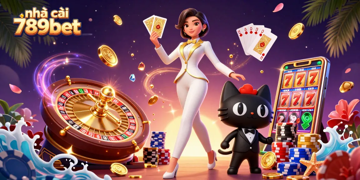 Experience thrilling games at nhà cái 789bet with a glamorous 3D casino scene featuring exciting dynamic elements.