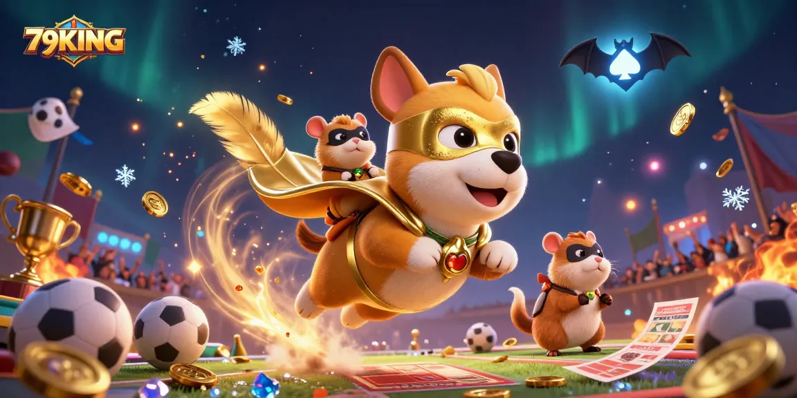 Engage with 79KING in thrilling sports betting adventures featuring colorful characters and dynamic action.