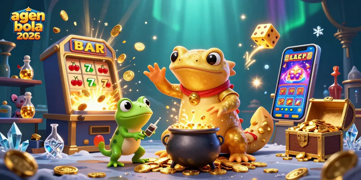 Engage in winning strategies with agen bola 2026, featuring a vibrant 3D casino scene.