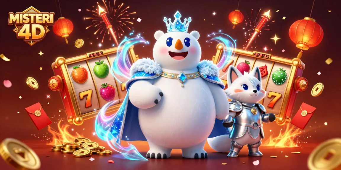 MISTERI 4D brings excitement with slot reels featuring vibrant symbols and dynamic energy.