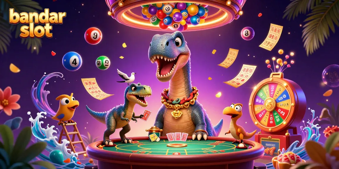 Permainan bandar slot menyajikan brontosaurus yang megah di kasino, siap memberikan pengalaman menang.