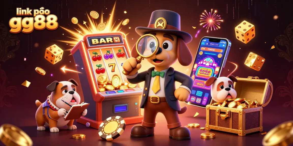 Join the gaming action at link vào gg88 with a captivating scene of treasure hunting and slot excitement.