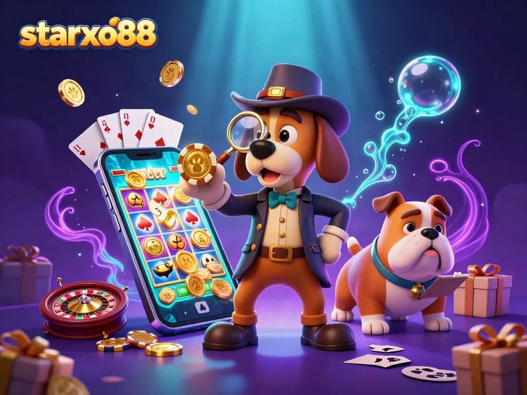 Experience starxo88 with thrilling games and vibrant visuals in an engaging casino scene.