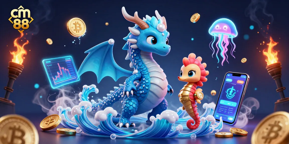 Experience unique gaming aspects at cm 88 with a vibrant illustration reflecting online casino excitement.