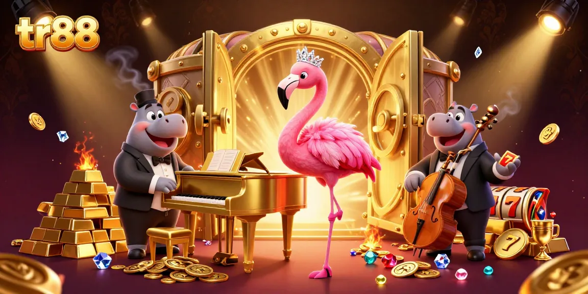 Engage in thrilling gameplay with tr88 featuring vibrant 3D casino elements and entertaining characters.
