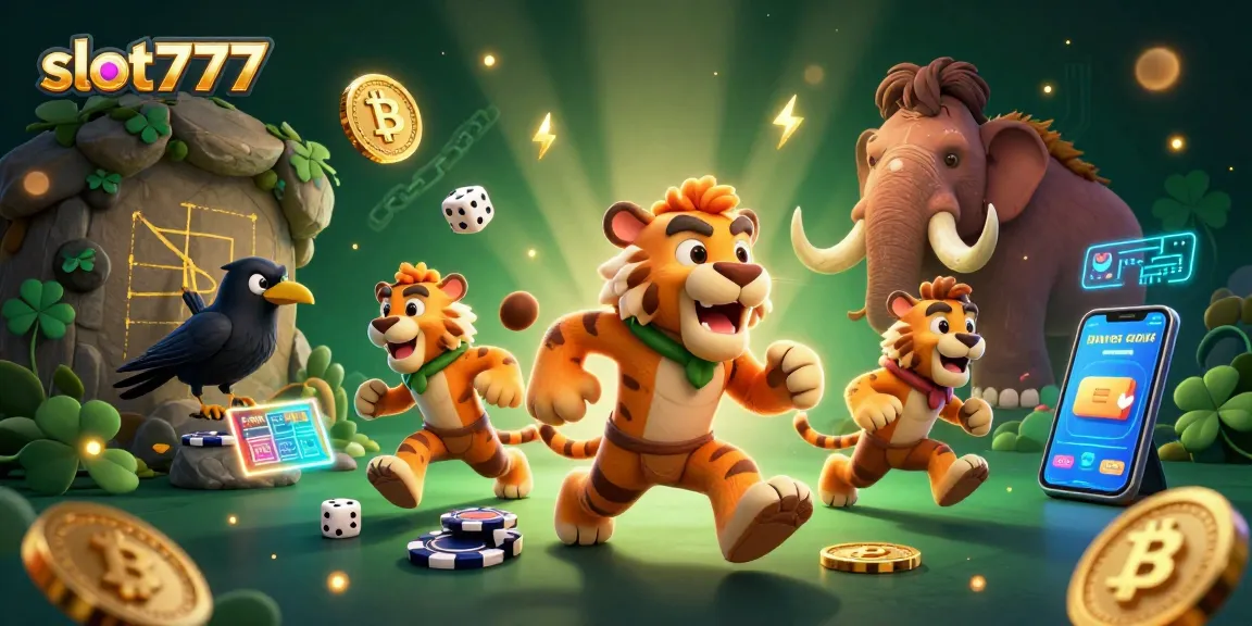 Permainan slot777 menghadirkan jackpot dengan karakter kasino prasejarah yang menyenangkan.