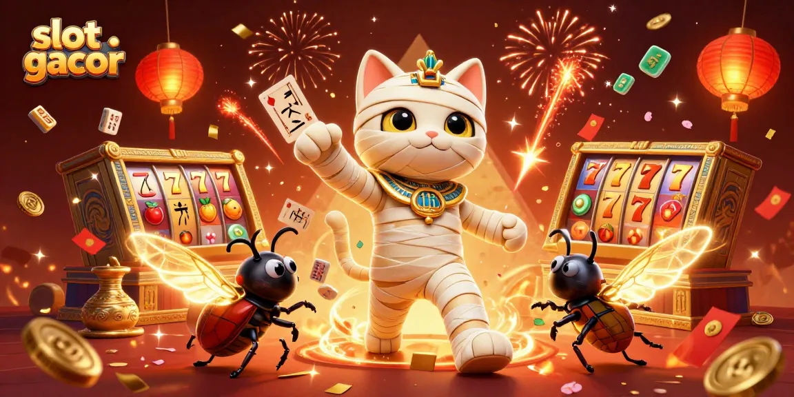 Slot gacor meningkatkan peluang menang dengan Mummy dan elemen kasino yang meriah.