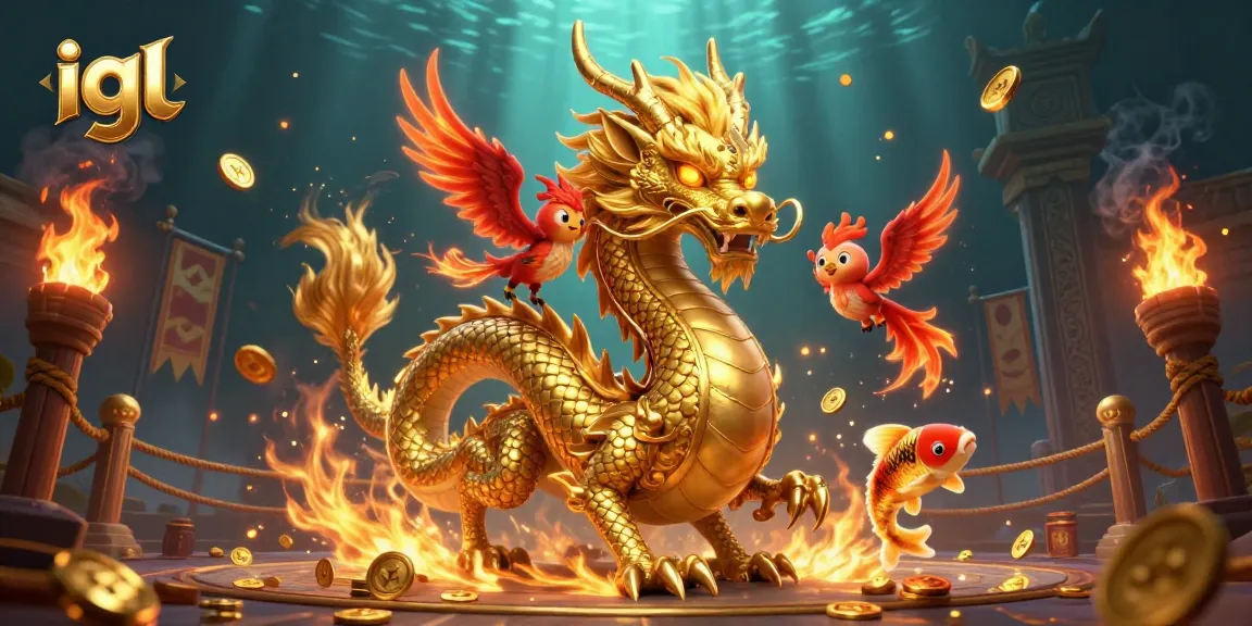 Engage in exciting gameplay with igl at this dynamic 3D casino illustration