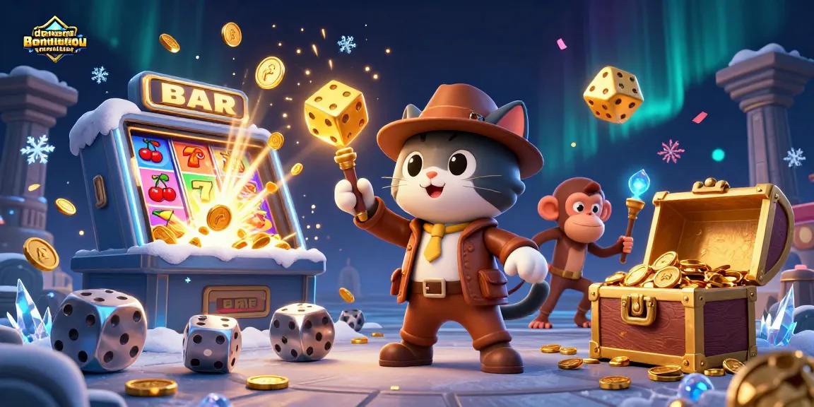 Experience thrilling action with denemebonusuverensiteler's vibrant casino illustration featuring an adventurer and treasure.