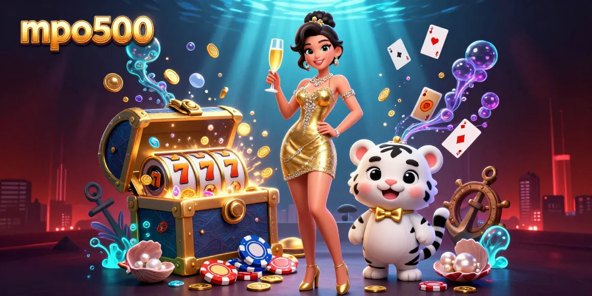 Win big with mpo500 and discover exhilarating casino vibes amidst colorful undersea treasures.