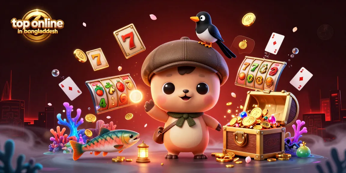 Experience fun at the top online casino in bangladesh, where adorable characters play casino games.