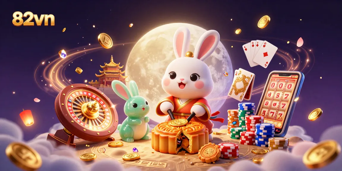 Experience thrilling gaming at 82vn with captivating moon rabbit adventure and rich casino elements.