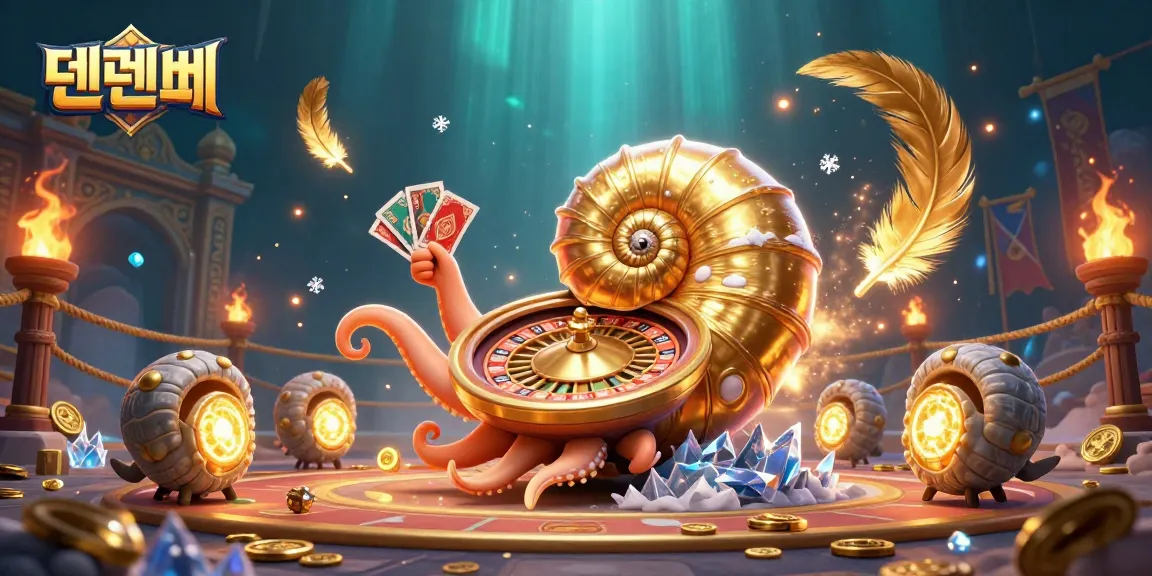Experience thrilling gameplay at 텐텐벳 with vibrant casino elements enveloping a dynamic 3D scene.