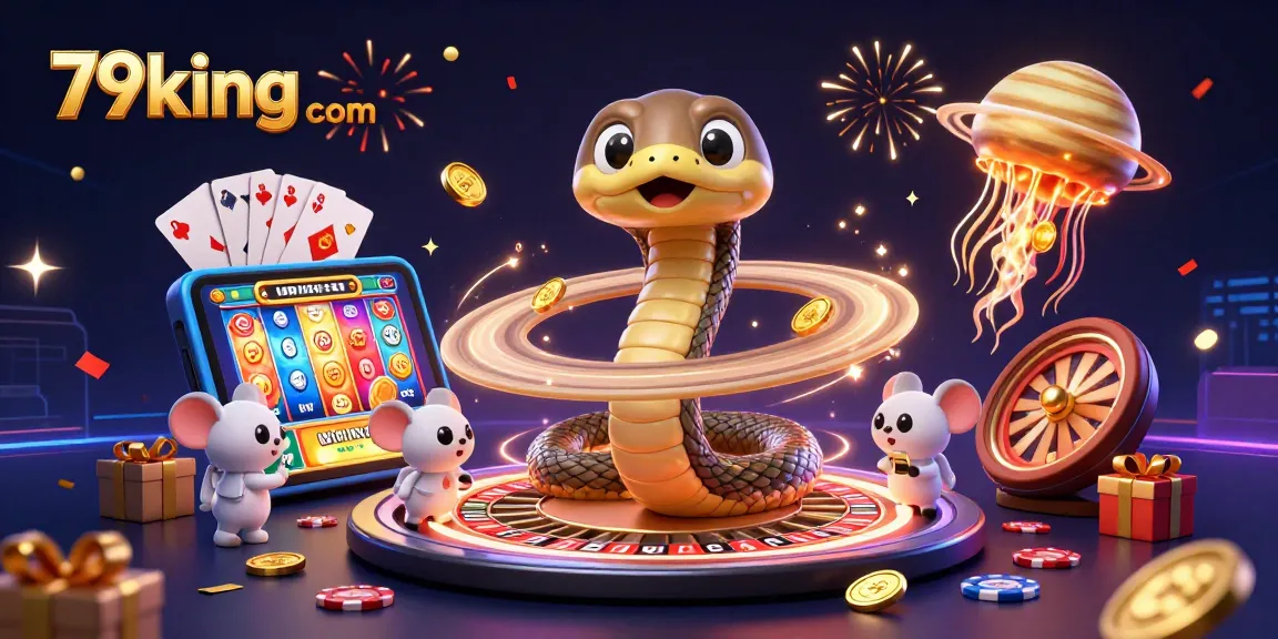 Experience casino excitement with 79king com as tiny astronaut mice bet on a cosmic roulette.