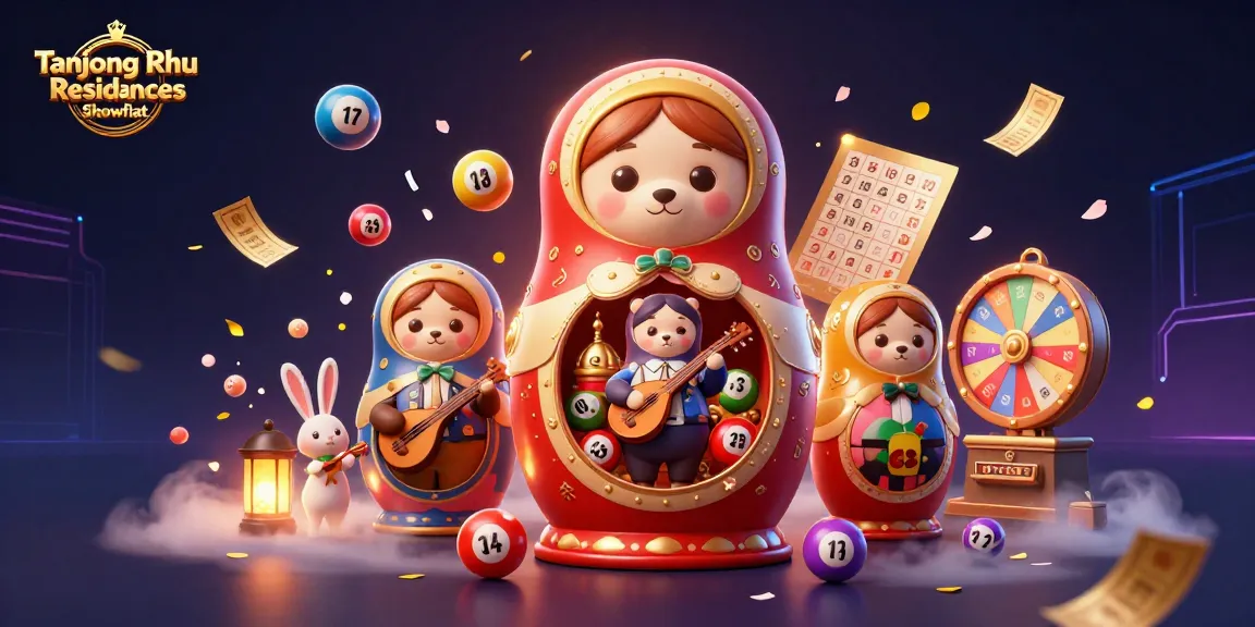 Tanjong Rhu Residences Showflat menarik dengan pemandangan 3D yang menampilkan beruang Matryoshka dan dealer kasino.